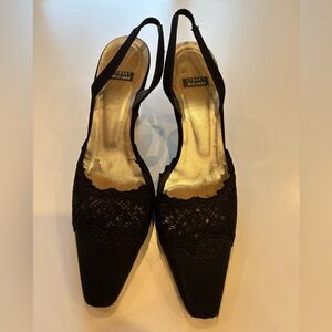 Elegant Black Stuart Weitzman Slingback Heels